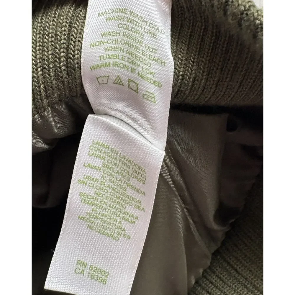 Lizgolf Women's ZIp Front Vest Olive Green SIze M Sleeveless Pockets - Picture 6 of 7